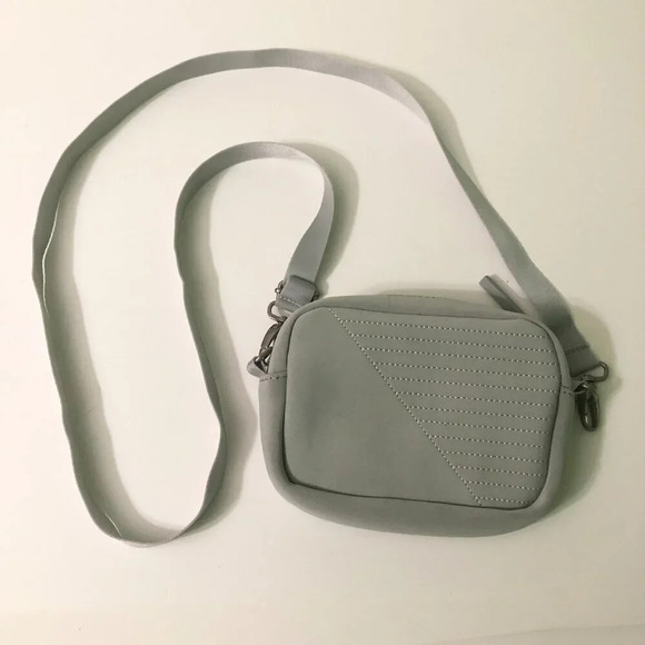 Vooray Sidekick Small  Crossbody Purse Gray Moto Bag - Picture 9 of 16
